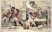 Isaac Cruikshank French Happiness oil painting reproduction